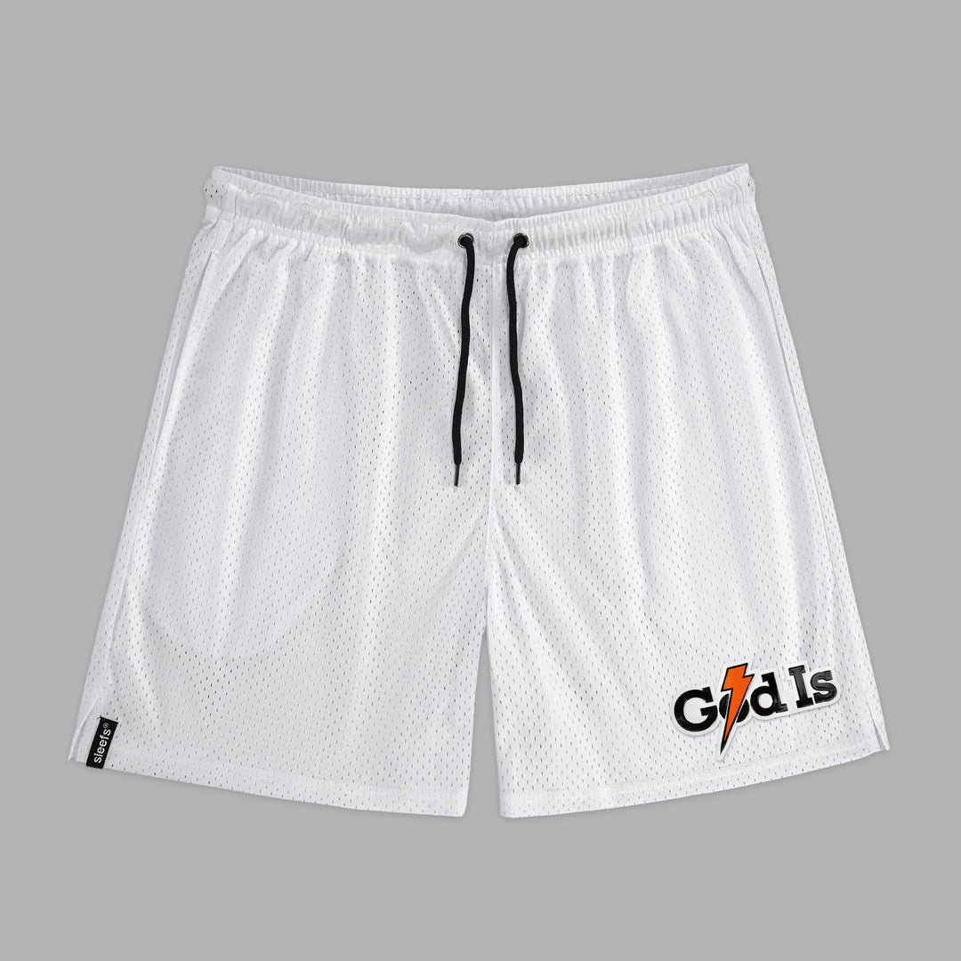 God Is Patch Shorts - 7"