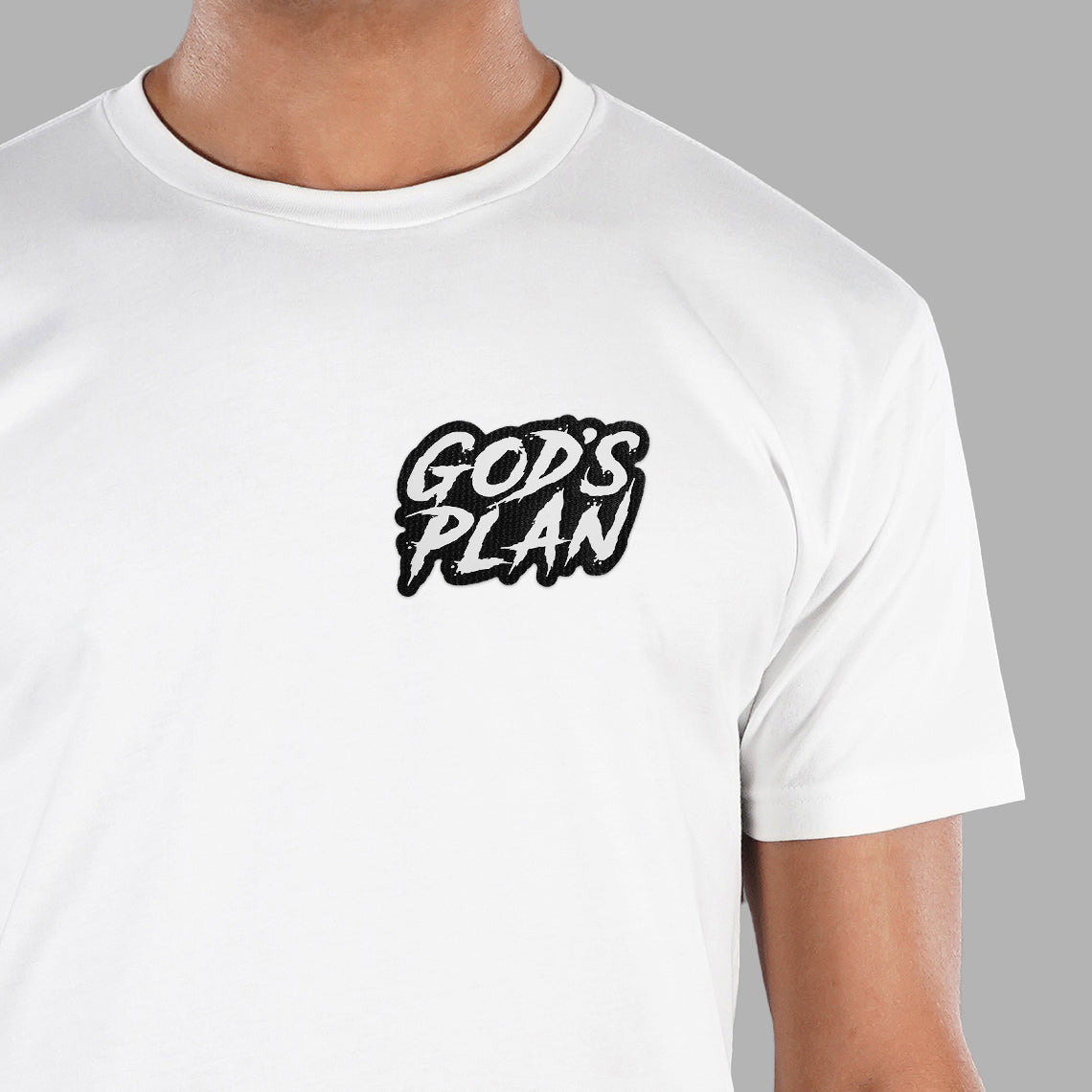 God's Plan Patch Tri-Blend T-Shirt