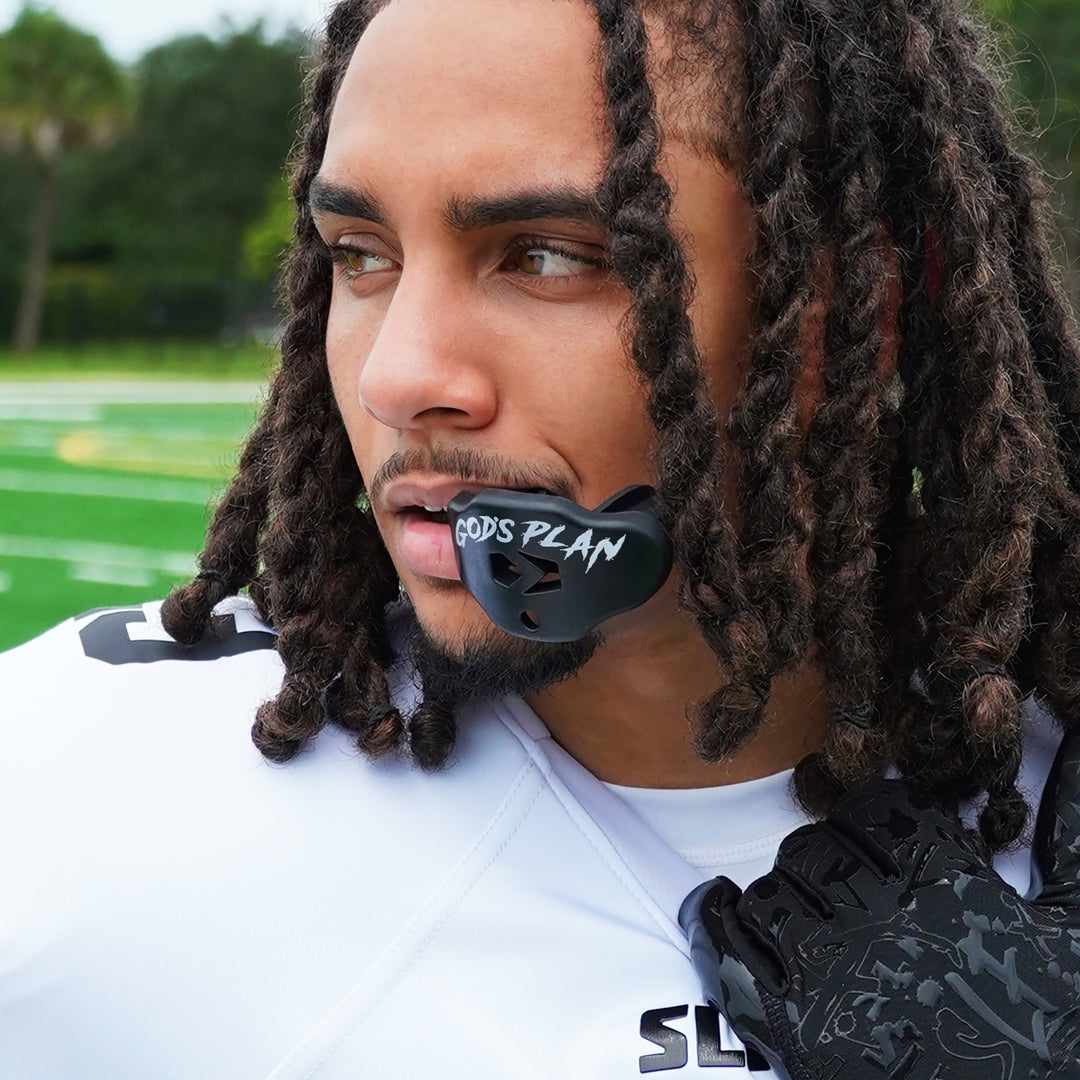 God's Plan Soft Football Mouthguard
