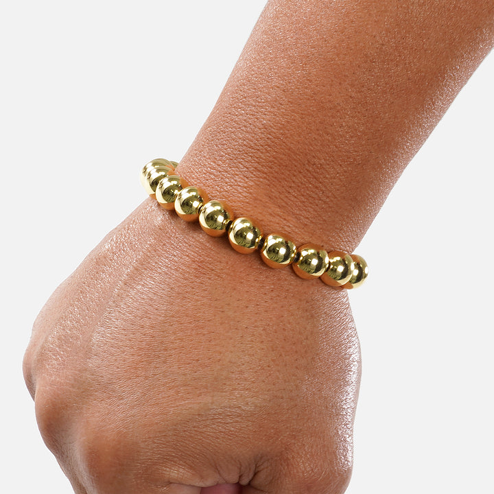 Gold Beaded Bracelet