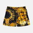 Gold Tie Dye Shorts - 5"