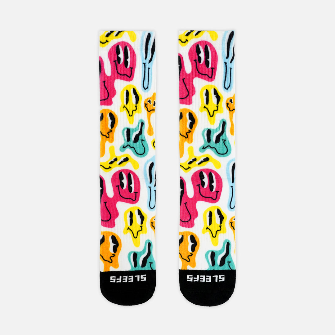 Gooey Faces Crew Socks