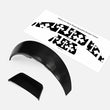 Gothic Cross Riddell Speedflex Front and Back Bumper Sticker Kit