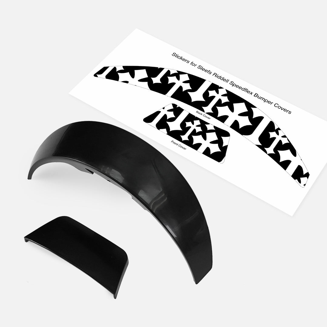 Speedflex Stickers Gothic Cross Riddell Speedflex Front and Back Bumper Sticker Kit – SLEEFS