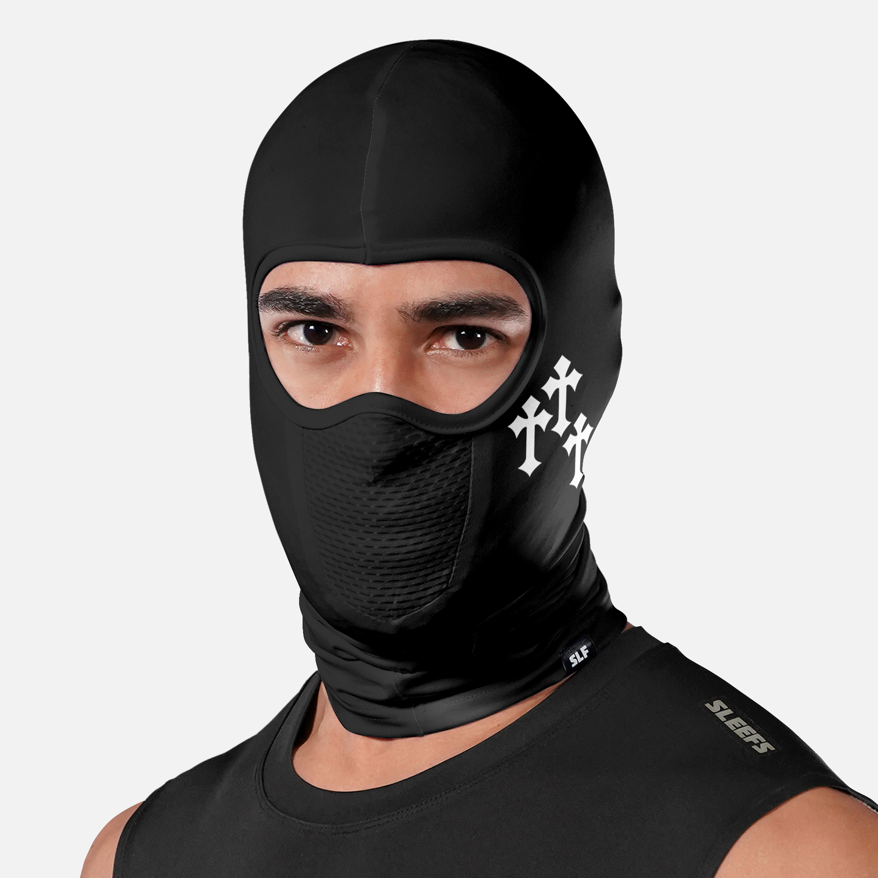 Pooshisty Rapper Mask Gothic Cross Shiesty Mask – SLEEFS