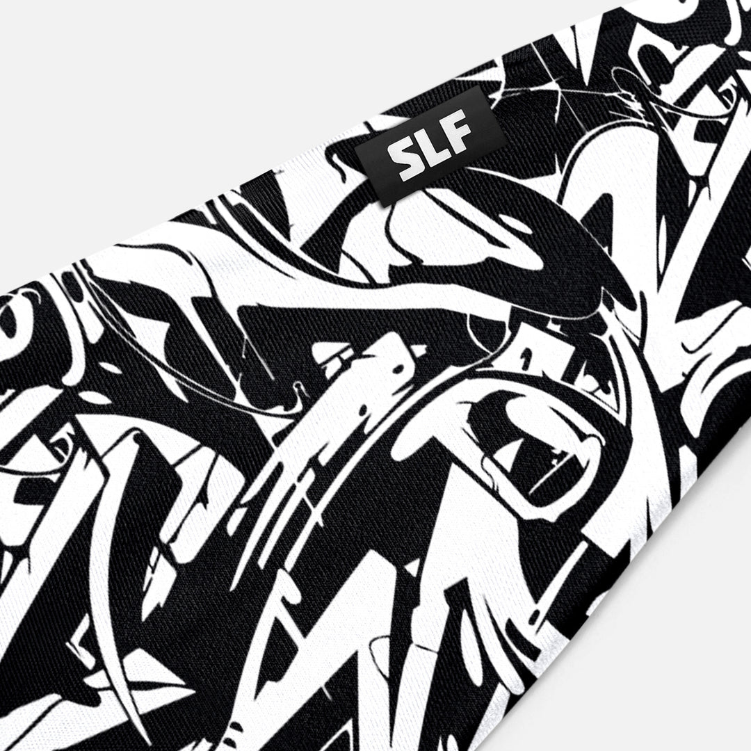 Graffiti Turnt Black Headband