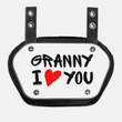 Granny I Love You Sticker for Backplate