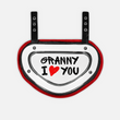 Granny I Love You Sticker for Backplate