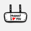 Granny I Love You Sticker for Backplate