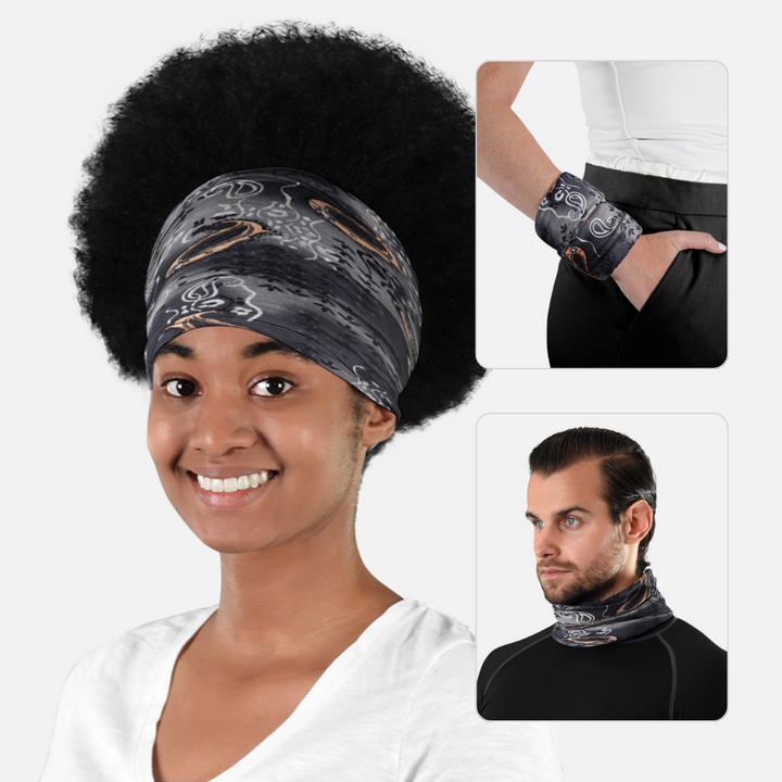 Gray Icon Bandana Neck Gaiter