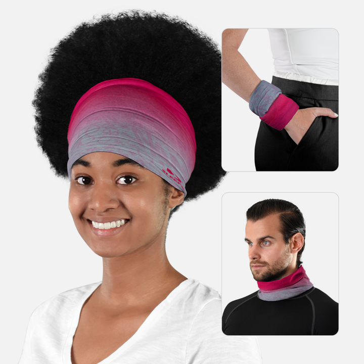 Tie Dye Soft Pink Neck Gaiter