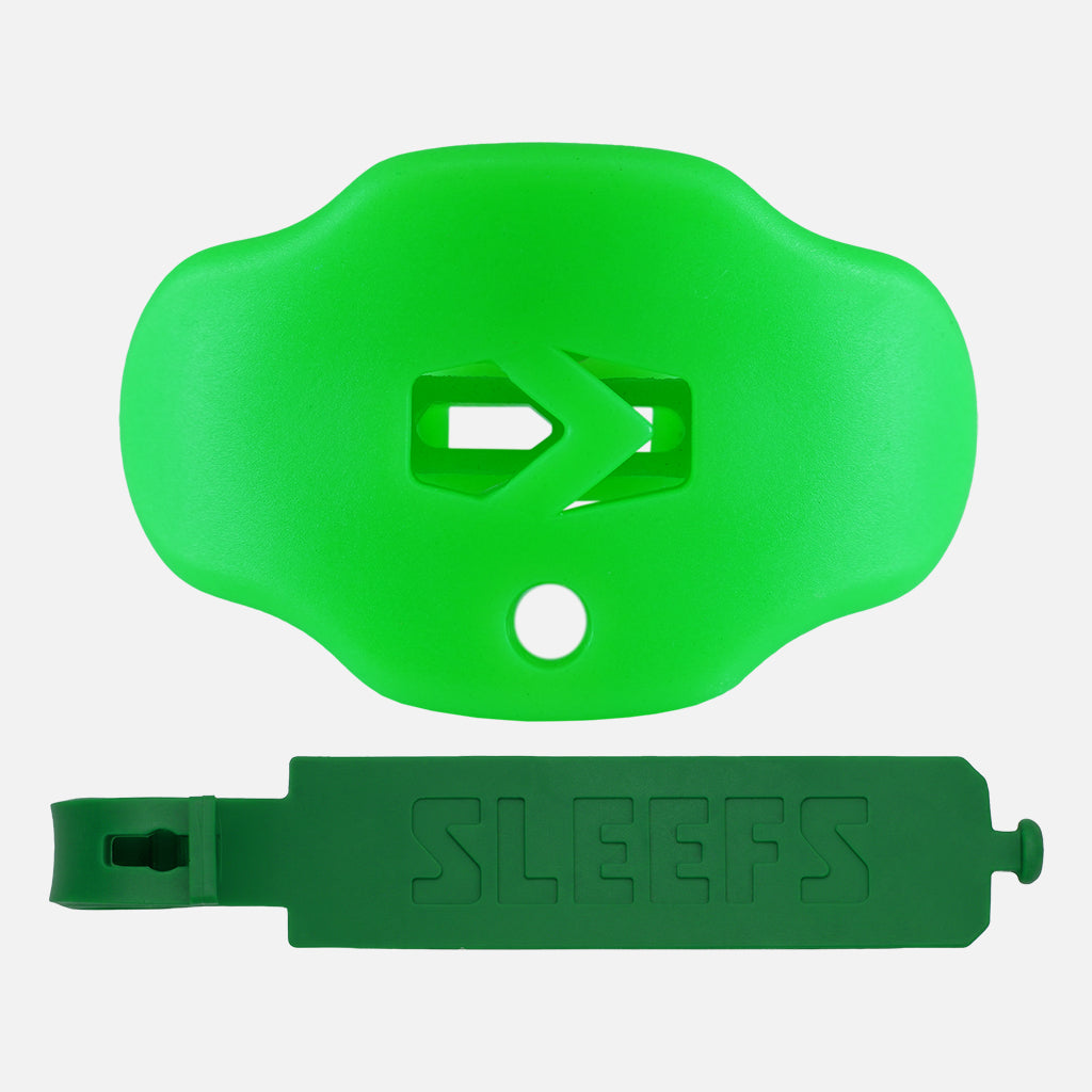 Green Dual-Shade Football Mouthguard