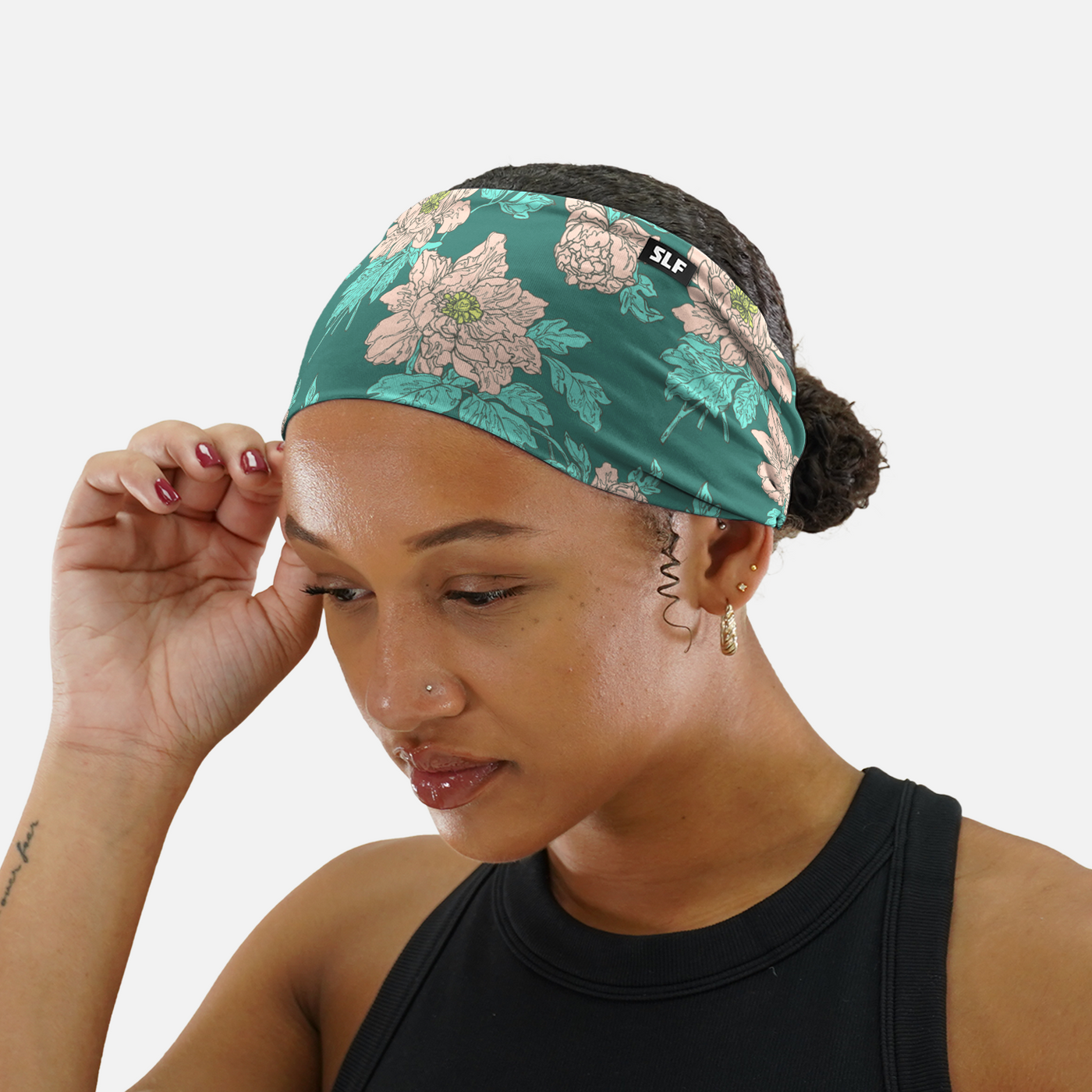 Green Mint Bloom Headband