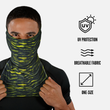 Green Waves Neck Gaiter