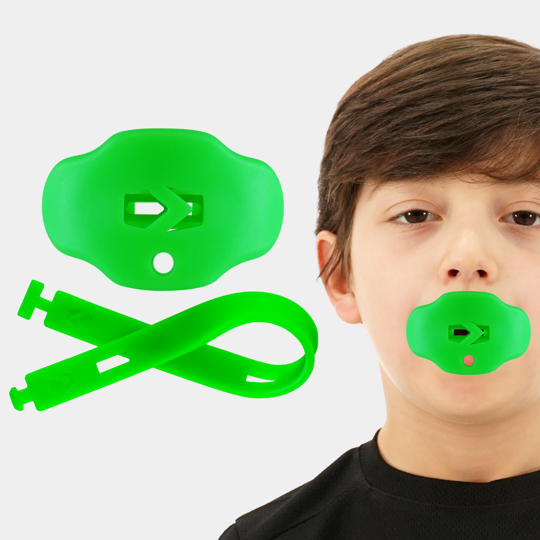 Hot Green Kids Soft Football Mouthguard