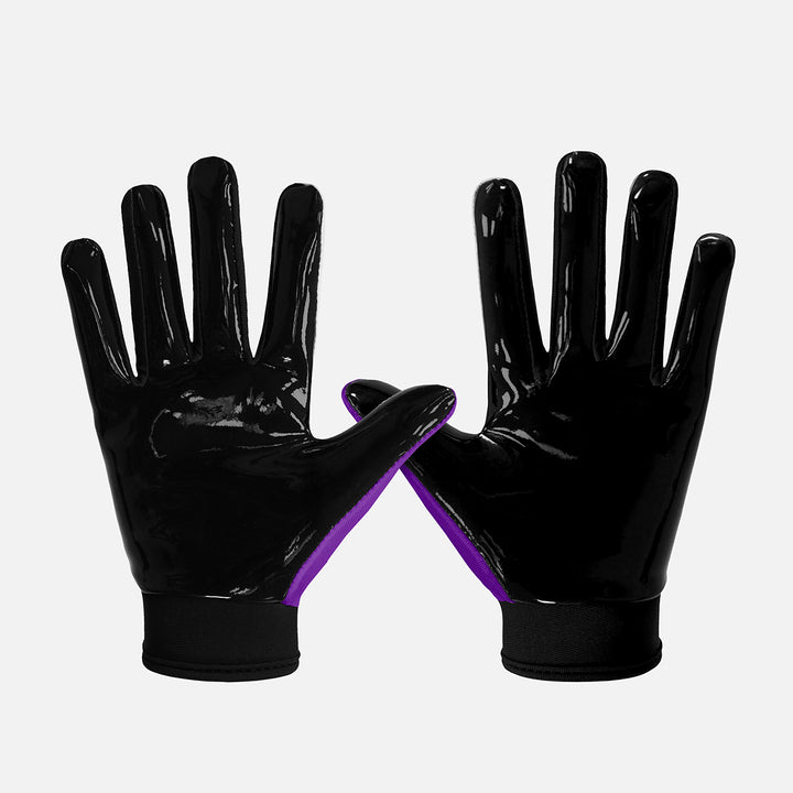 Green Grin Sticky Kids Football Receiver Gloves