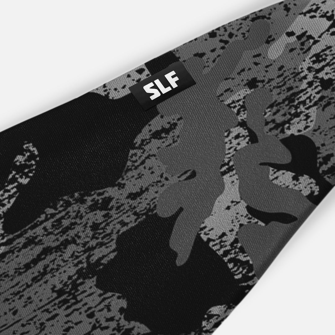 Grunge Gray Camo Headband
