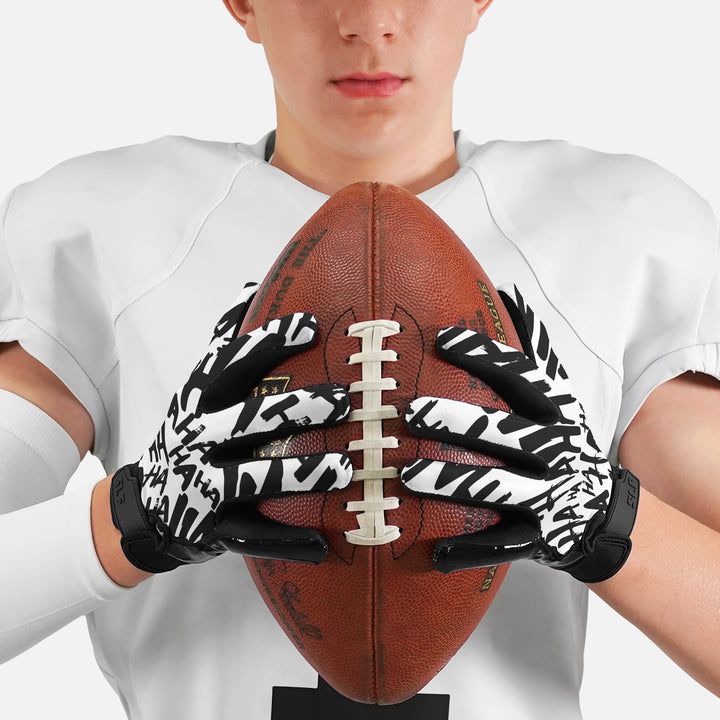 Ha Ha Ha Sticky Football Receiver Gloves