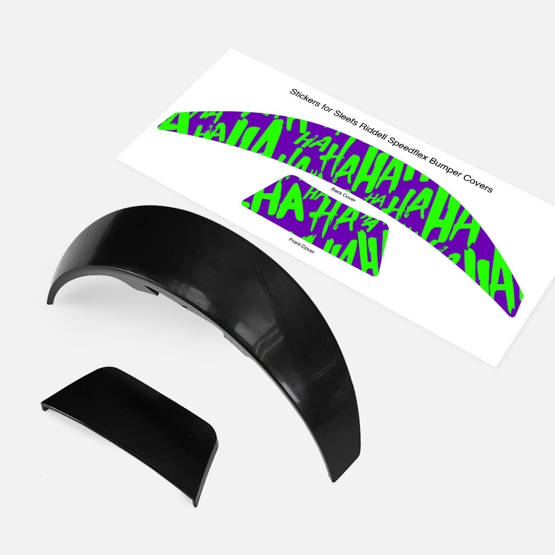 Ha Ha Ha Riddell Speedflex Front and Back Bumper Sticker Kit