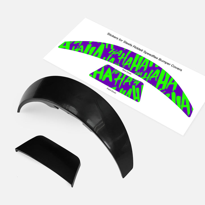 Ha Ha Ha Riddell Speedflex Front and Back Bumper Sticker Kit