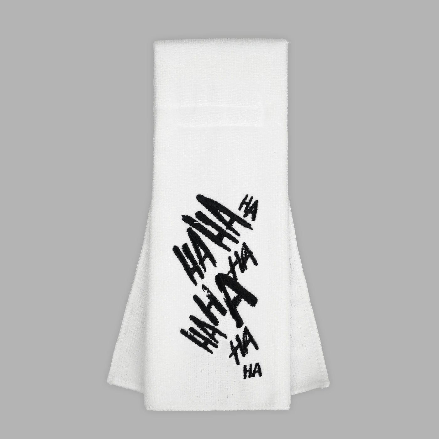 Ha Ha Ha White Football Towel