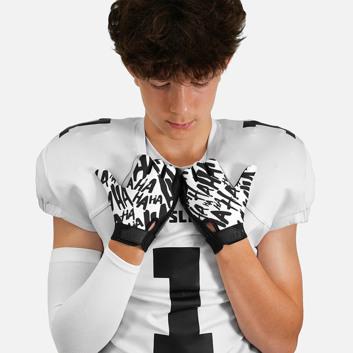 Ha Ha Ha Sticky Football Receiver Gloves