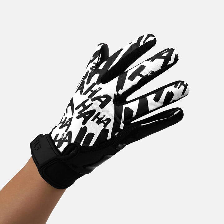 Ha Ha Ha Sticky Football Receiver Gloves