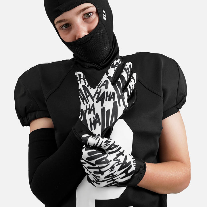 Ha Ha Ha Sticky Kids Football Receiver Gloves
