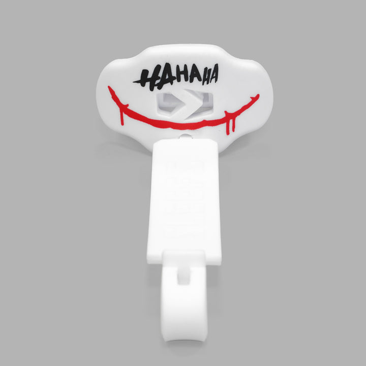 Ha Ha Ha Red Smile White Soft Football Mouthguard