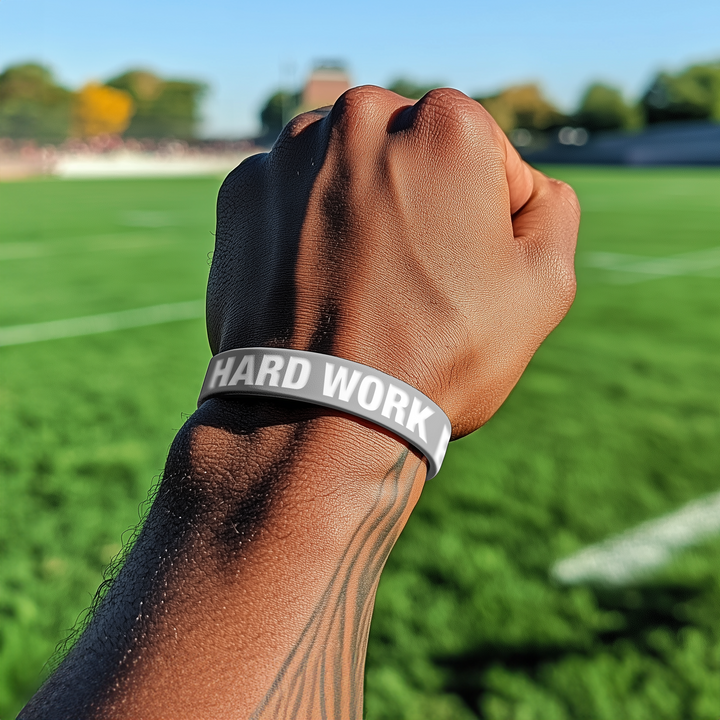 Hard Work Beats Talent Motivational Wristband