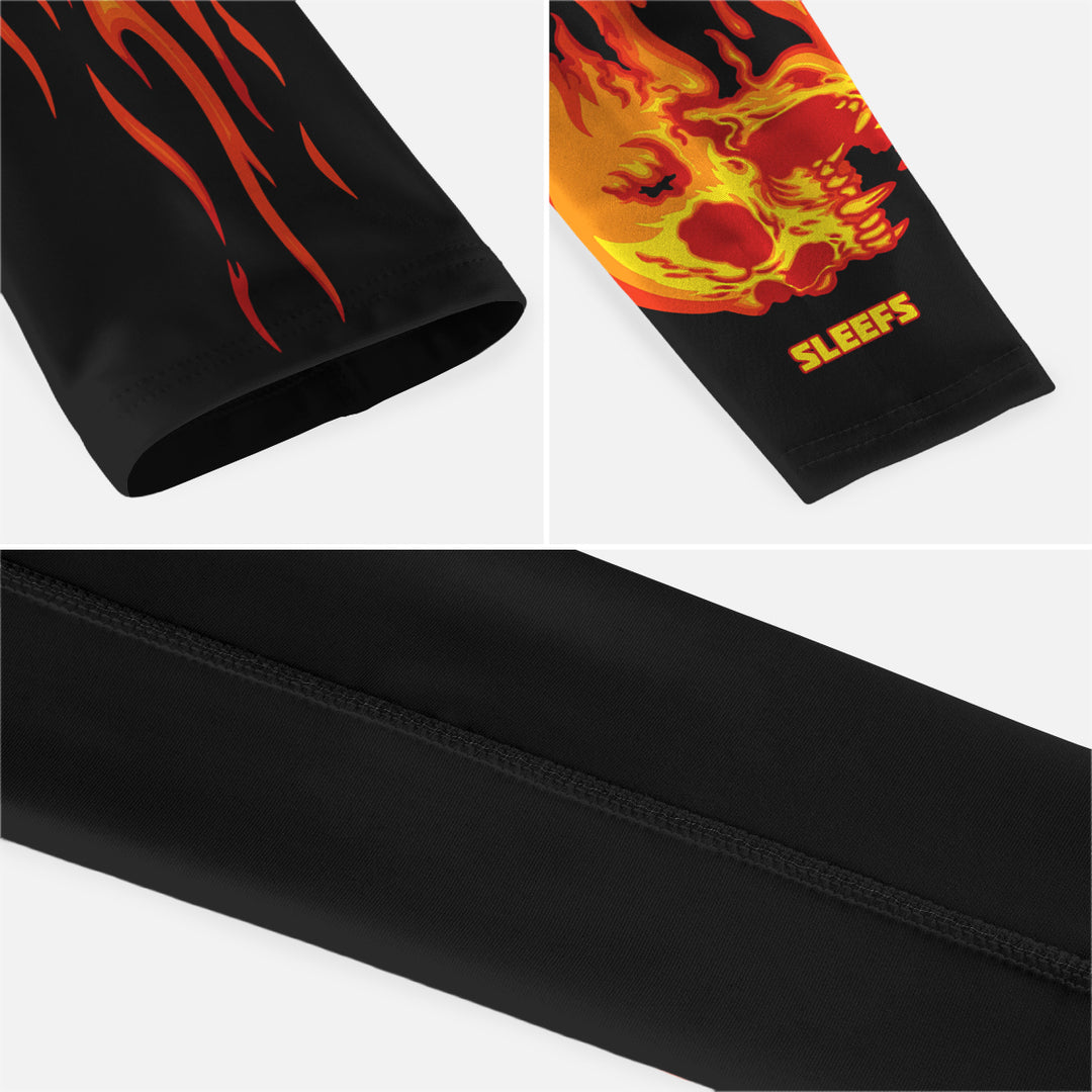 Hellfire Skull Kids Arm Sleeve