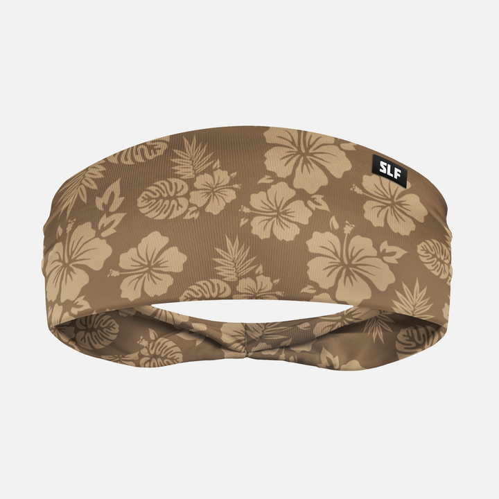 Hibiscus Brown Headband