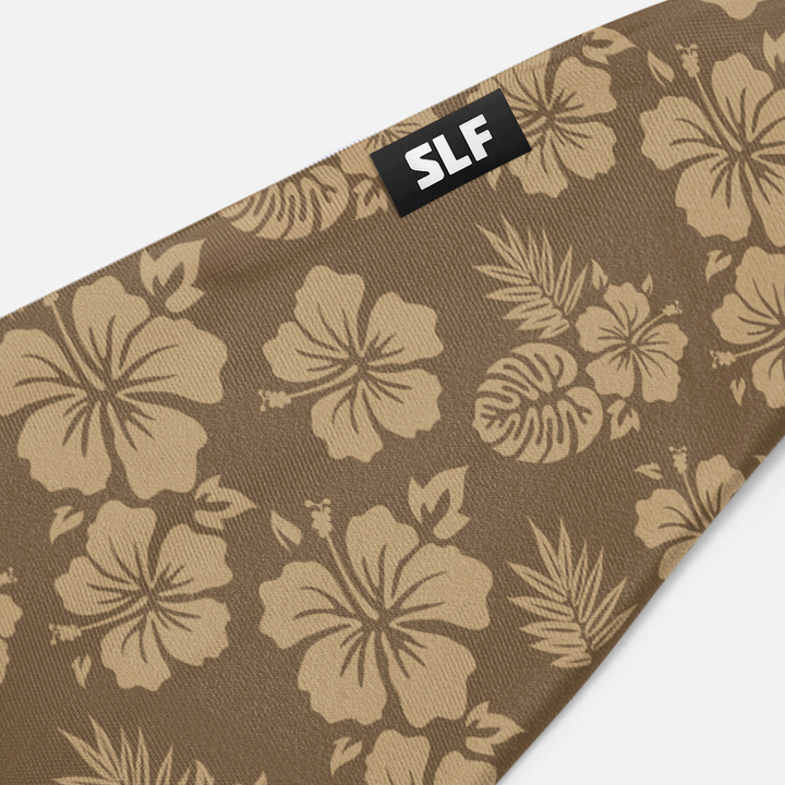 Hibiscus Brown Headband