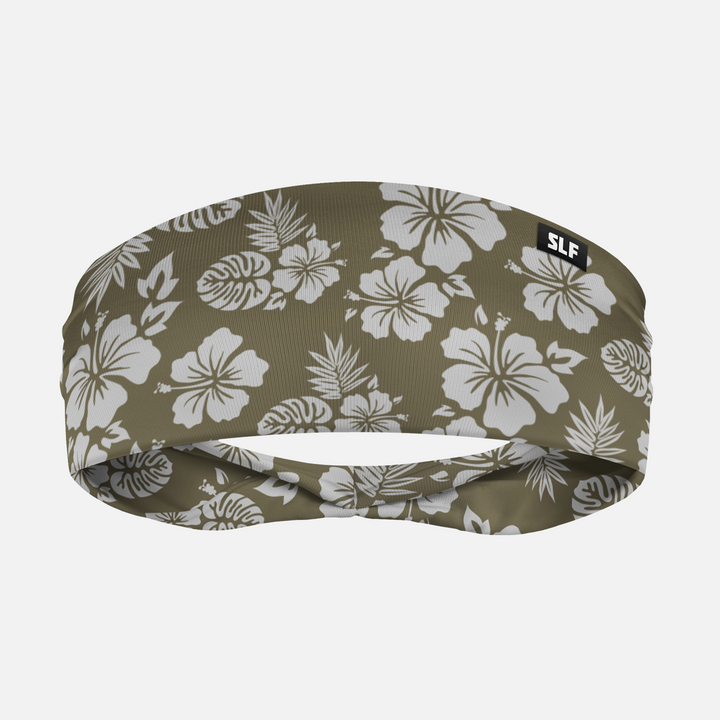 Hibiscus Green Headband