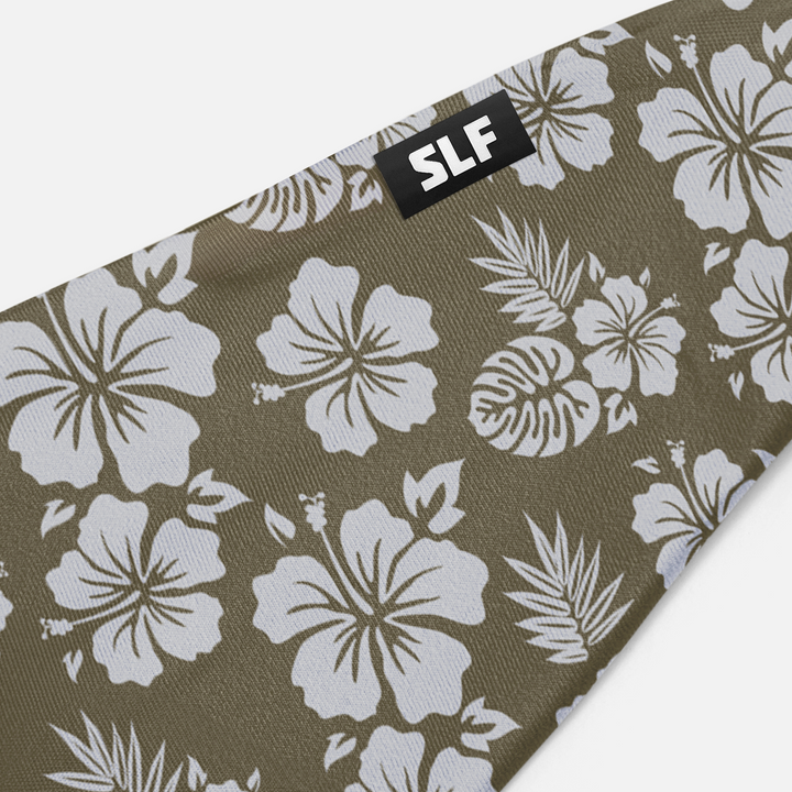 Hibiscus Green Headband