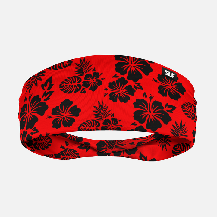 Hibiscus Red Headband