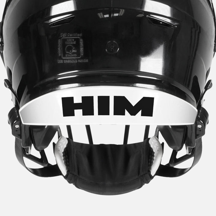 Him Riddell Speedflex Front and Back Bumper Sticker Kit