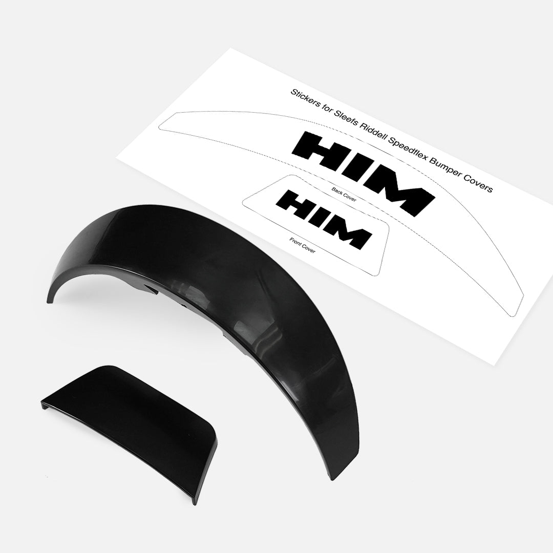 Him Riddell Speedflex Front and Back Bumper Sticker Kit