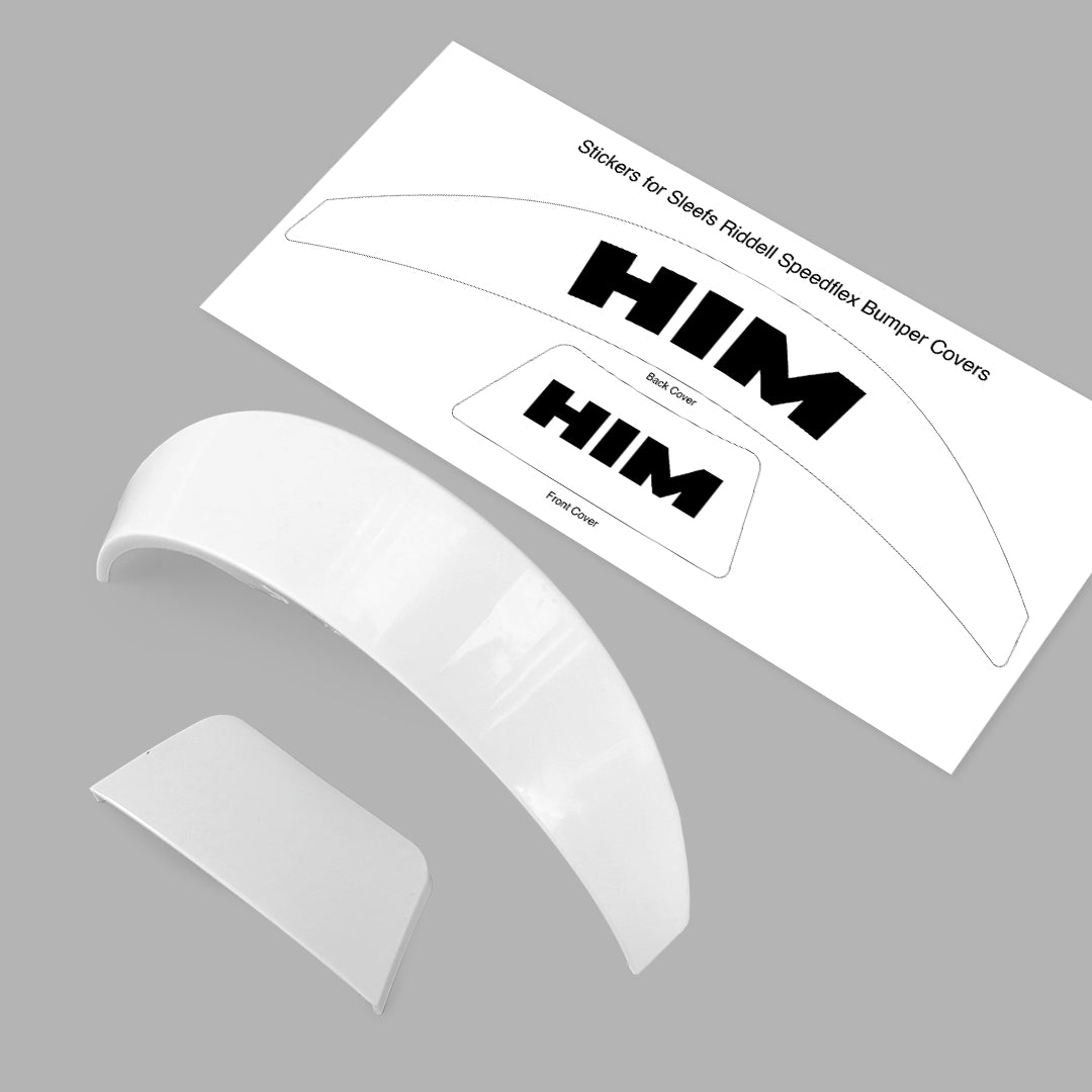 Him Riddell Speedflex Front and Back Bumper Sticker Kit