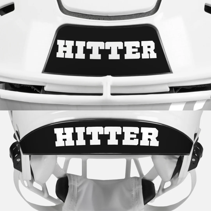 Hitter Riddell Speedflex Front and Back Bumper Sticker Kit