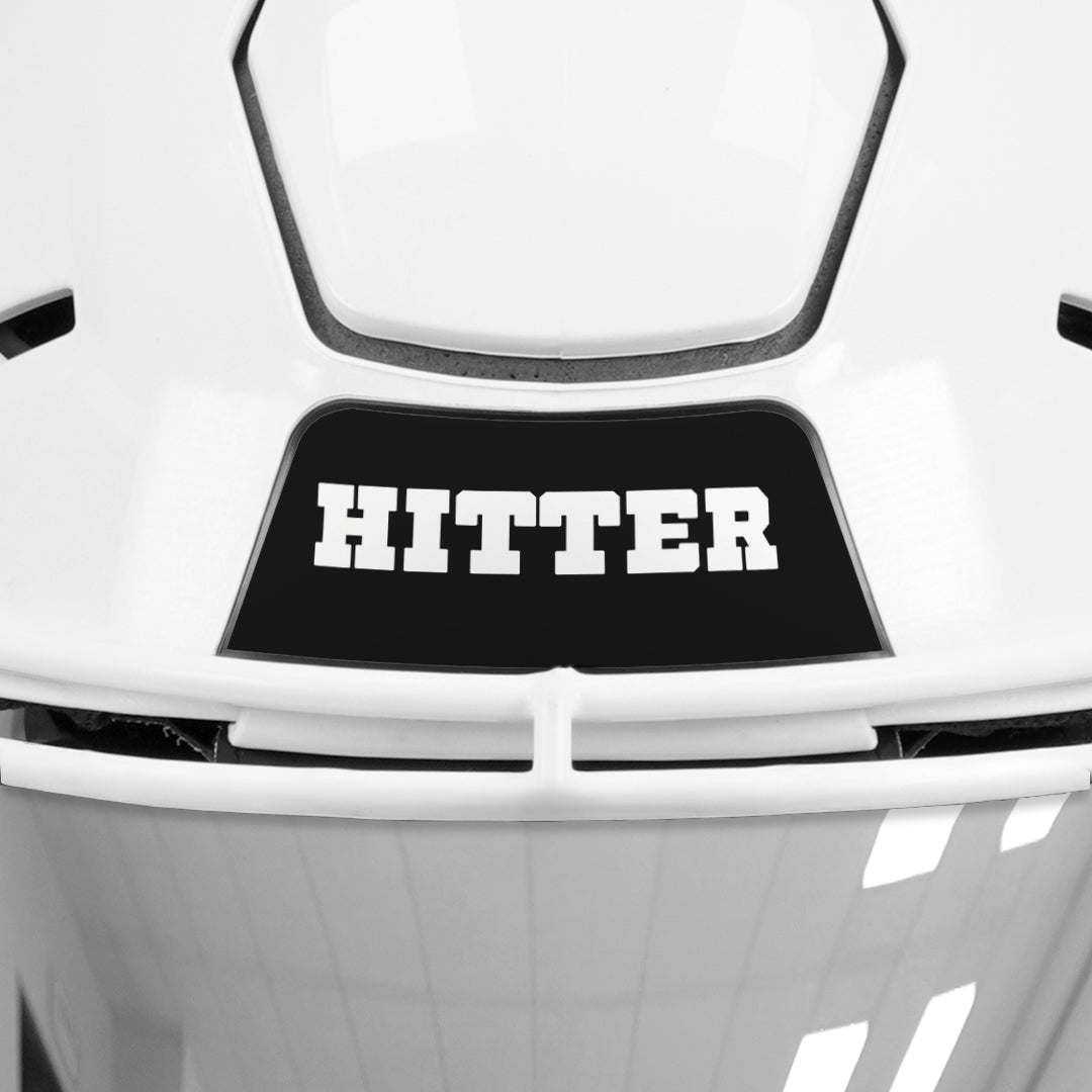 Hitter Riddell Speedflex Front and Back Bumper Sticker Kit