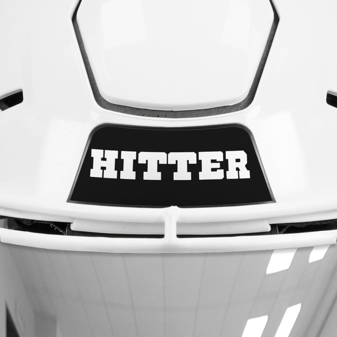 Hitter Riddell Speedflex Front and Back Bumper Sticker Kit
