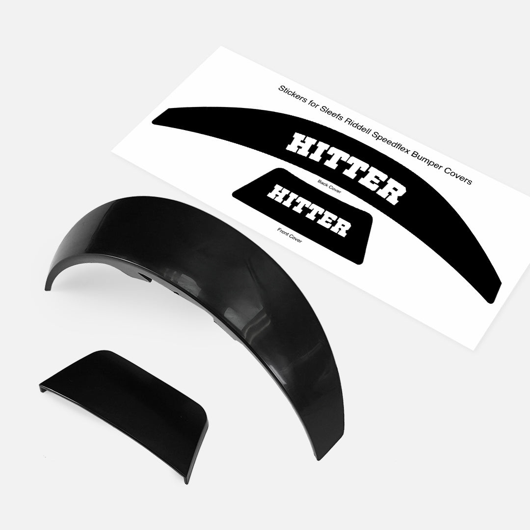 Hitter Riddell Speedflex Front and Back Bumper Sticker Kit