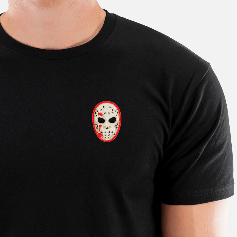 Hockey Mask Patch Tri-Blend T-Shirt