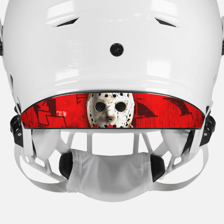 Hockey Mask Riddell Speedflex Front and Back Bumper Sticker Kit