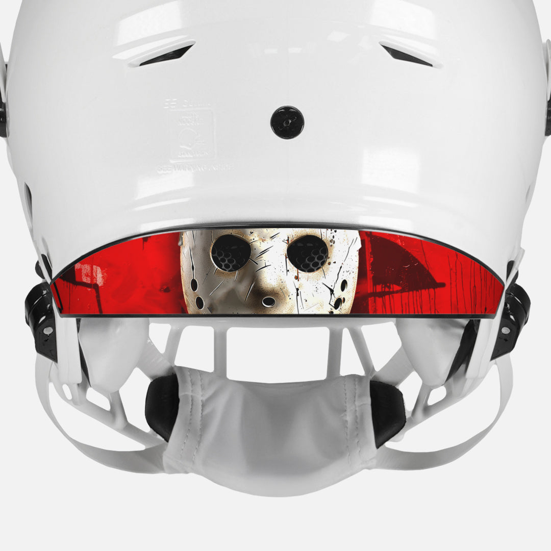 Hockey Mask Riddell Speedflex Front and Back Bumper Sticker Kit