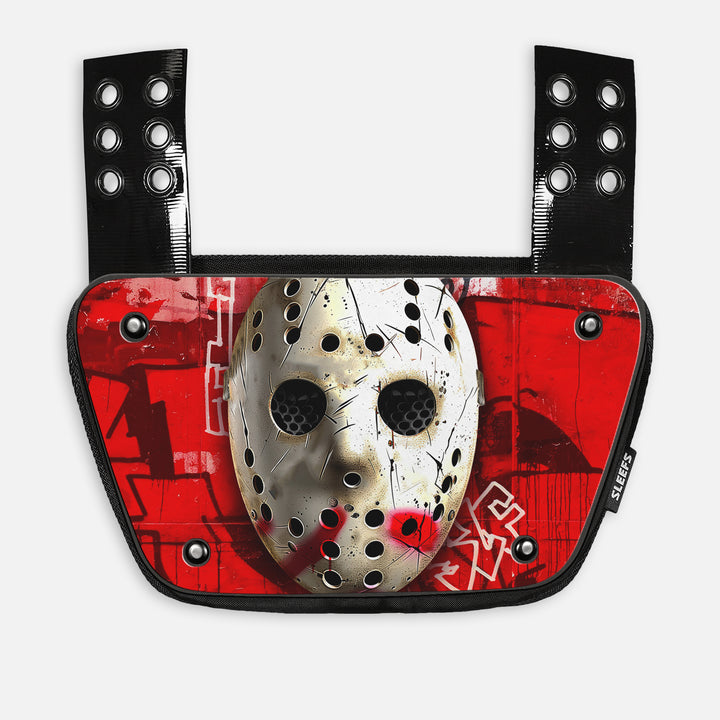 Hockey Mask Sticker for Backplate