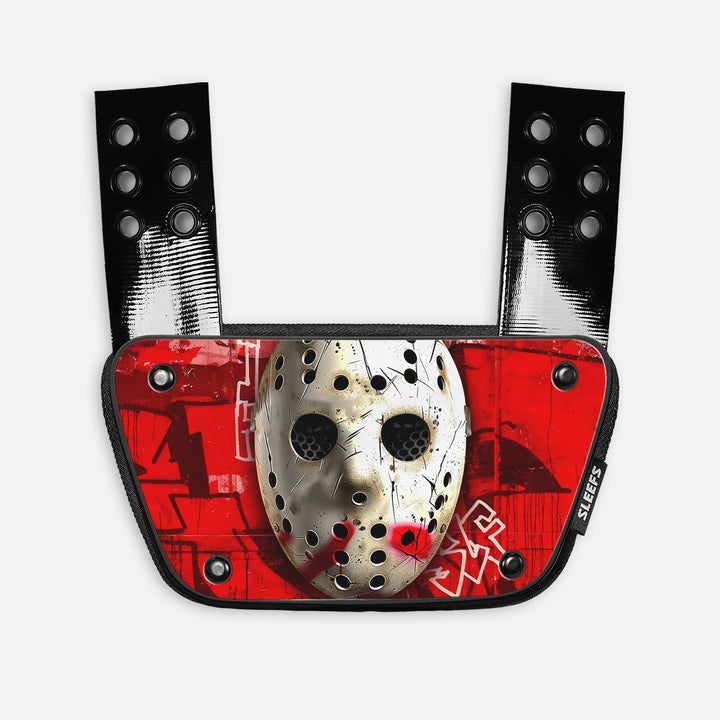 Hockey Mask Sticker for Backplate