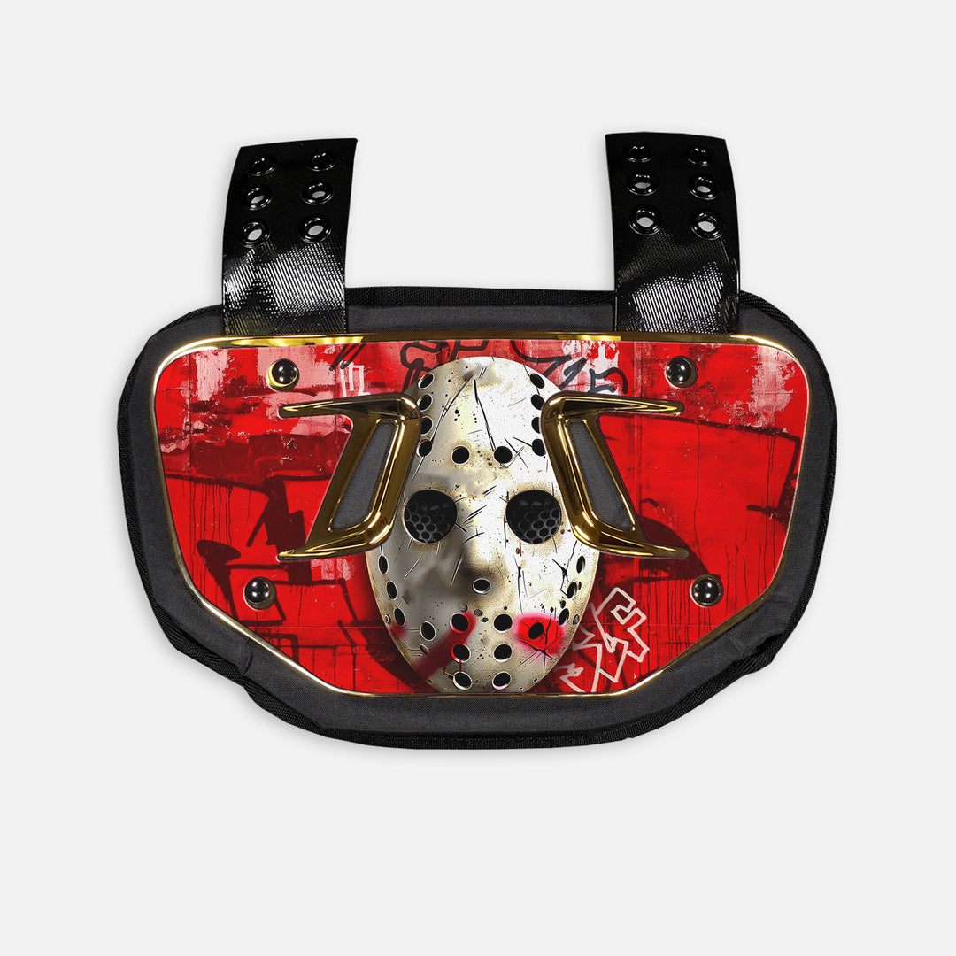 Hockey Mask Sticker for Backplate