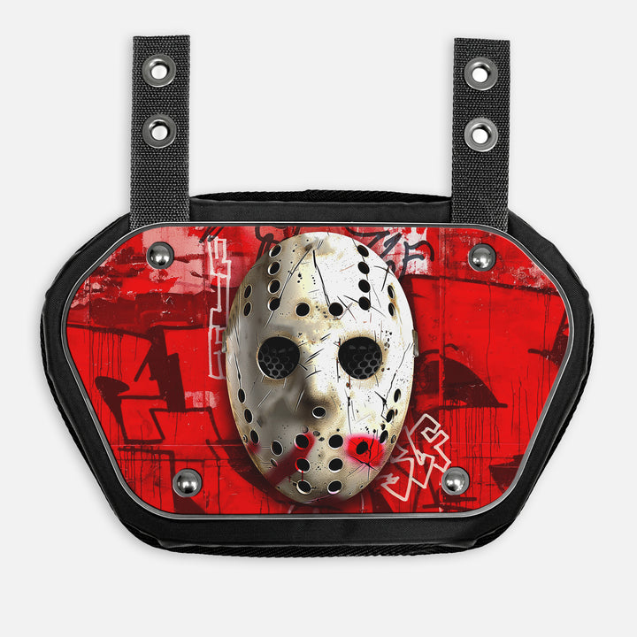 Hockey Mask Sticker for Backplate